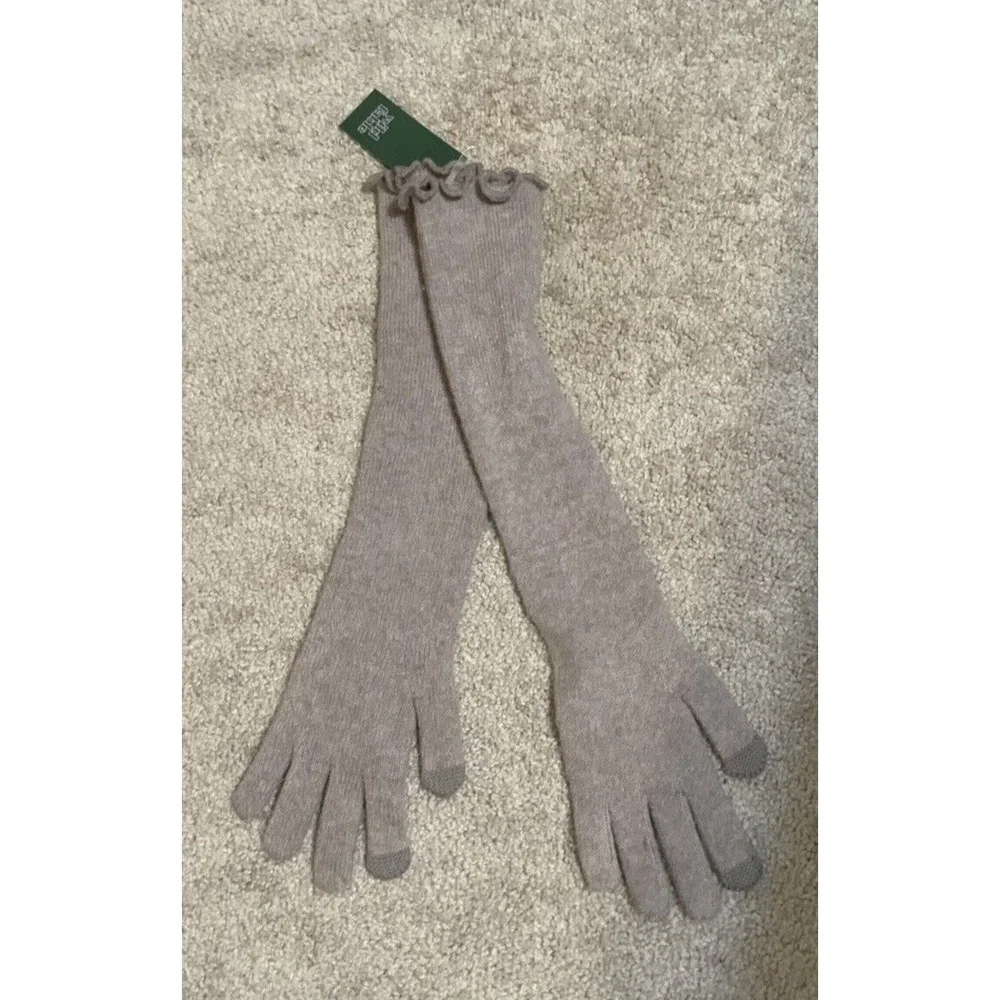 Wild Fable Womens Gray Elbow Length Knit‎ Touchscreen Gloves OS